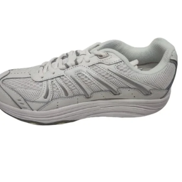Exerstep Rocker Bottom Design Women's Brisa Leather Mesh Tennis Shoe Size 7 NIB - Picture 9 of 9